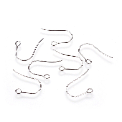 316 хирургические крючки для серег из нержавеющей стали, с горизонтальной петлей