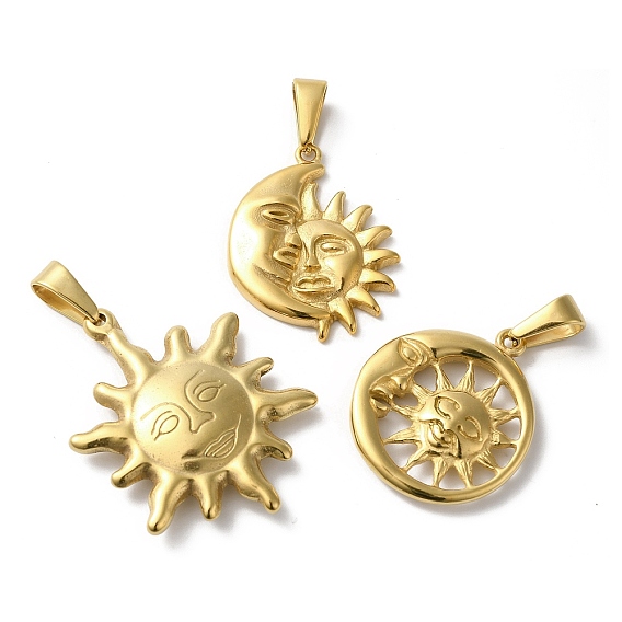 Вакуумное покрытие pvd 304 подвески из нержавеющей стали, очарование солнца