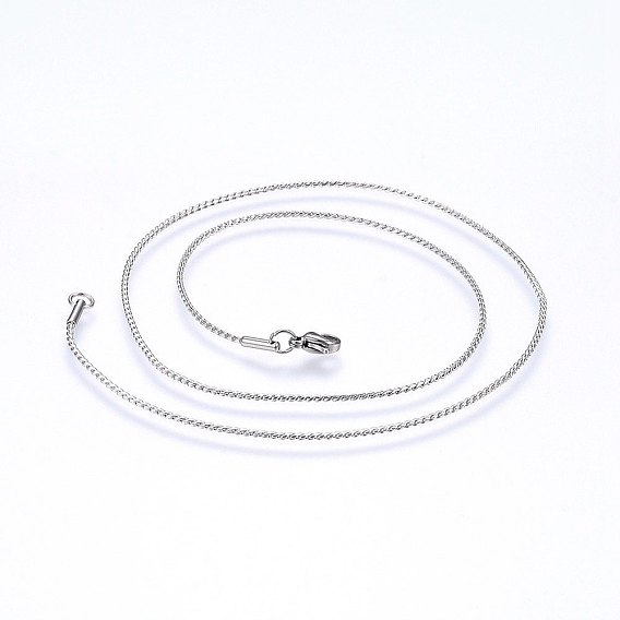 304 из нержавеющей стали цепи ожерелья, с карабин-лобстерами 