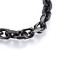 304 Stainless Steel Cable Chain Necklaces, with Toggle Clasps