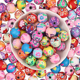 Бусины из полимерной глины , круглые