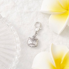 316 подвесные украшения в виде кошек из хирургической нержавеющей стали, Сплав с застежками когтя омара