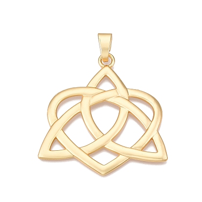 Троицкий узел стойка покрытие сплав большие подвески, без свинца, без никеля и без кадмия