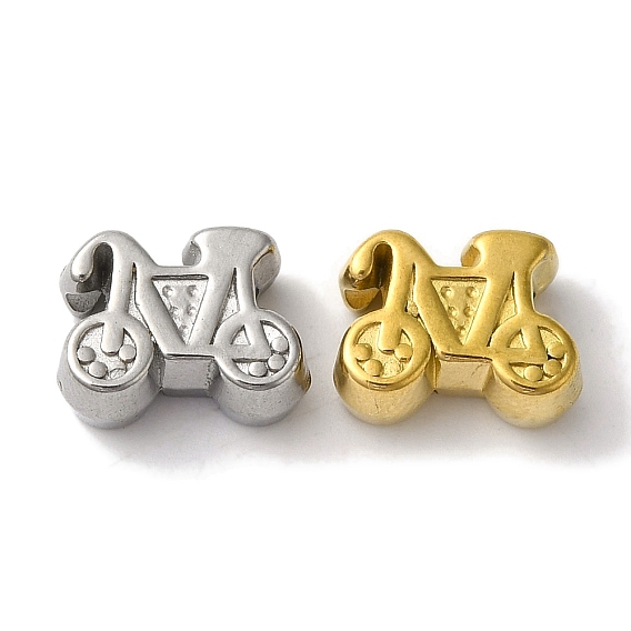 304 из нержавеющей стали европейские шарики, бусины с большим отверстием, велосипед