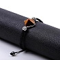 Natural & Synthetic Mixed Gemstone Rhombus Link Bracelet