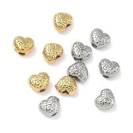 304 из нержавеющей стали бусы, сердце