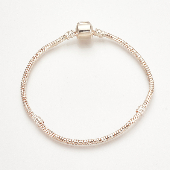 Латуни европейский браслет стиль делает, без никеля , с медными застежками