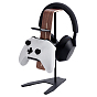 Headset-Displayständer aus Aluminiumlegierung mit Holzstütze