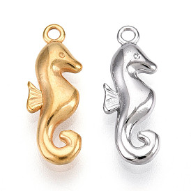 304 подвески из нержавеющей стали, ионное покрытие (ip), прелести морских коньков