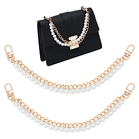 Резиновые ремешки для мобильных телефонов из АБС-пластика с имитацией жемчуга, С результатами железа и сплавов