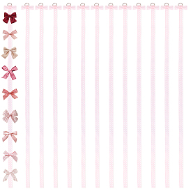 20Pcs Polyester Hairpin Hair Clip Holder Storage Organizer Hanging Ribbon