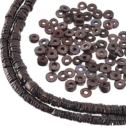 2 Stränge Muschelperlen Stränge, gefärbt, Scheibe