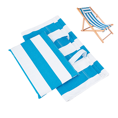 Чехол для пляжного шезлонга из парусиновой ткани с подушками, узоров