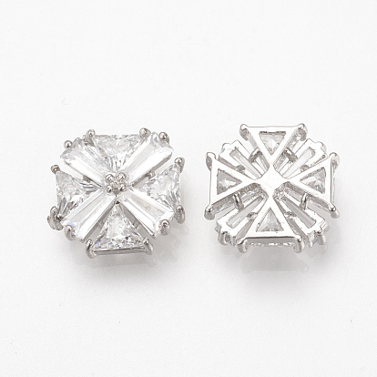 Сплав кубический цирконий кабошоны, квадратный