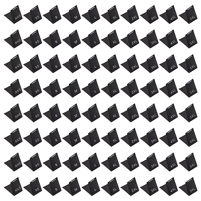 500 шт. 10 стили полиэстер одежда этикетки размеры, аксессуары для одежды, теги размера