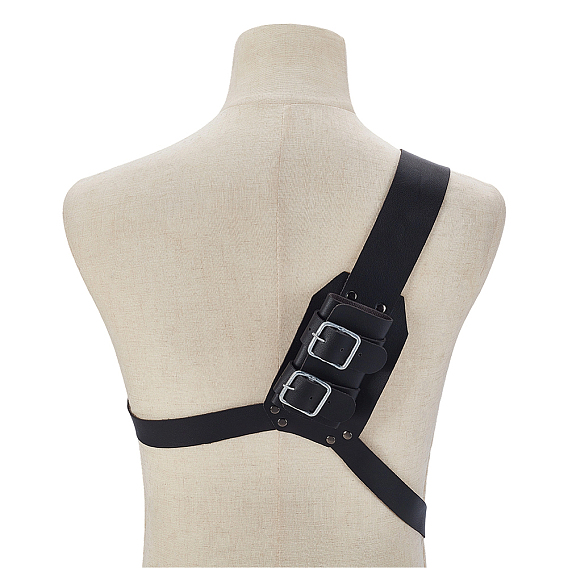 Регулируемые ножны для меча из искусственной кожи, с железной фурнитурой, аксессуары для ретро средневекового костюма