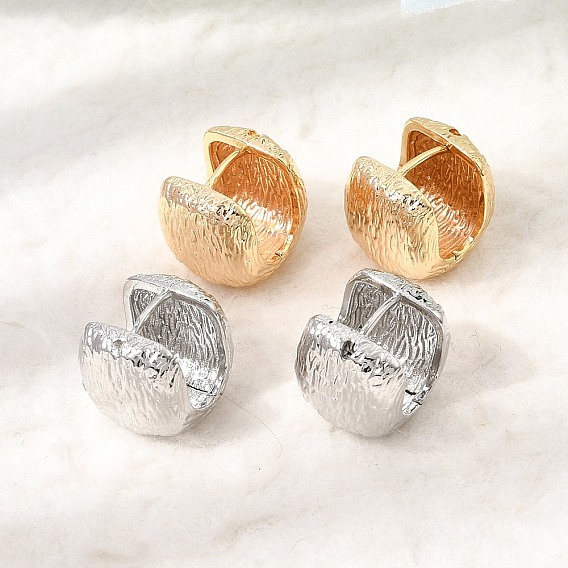 Brass Hoop Earrings for Women