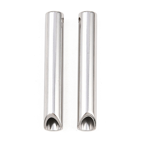 201 из нержавеющей стали большие кулоны, трубчатый шарм