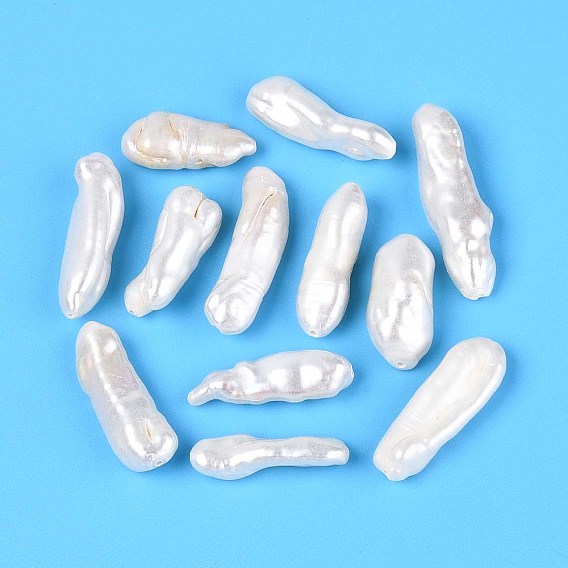 Натуральный кеши жемчуг бисер, культивированный пресноводный жемчуг, зубочистка