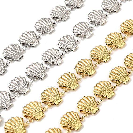 304 Цепи из нержавеющей стали в форме ракушки, пайки, с катушкой