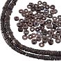 2 Stränge Muschelperlen Stränge, gefärbt, Scheibe