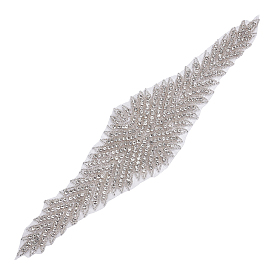 Вышивка цветов из полиэстера, компьютерная вышивка, термоклеевые стразы, пришивные/приклеиваемые утюгом нашивки, со стеклянными бусинами