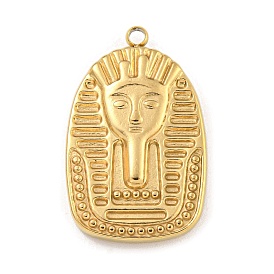 304 Stainless Steel Pendants, Egyptian Pharaoh Charm