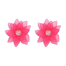 Stunning Acrylic Flower Stud Earrings by JURAN - 51184