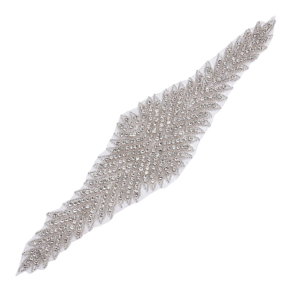 Вышивка цветов из полиэстера, компьютерная вышивка, термоклеевые стразы, пришивные/приклеиваемые утюгом нашивки, со стеклянными бусинами