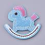 Computerized Embroidery Cloth Iron on/Sew on Patches, Costume Accessories, Appliques, Rocking Horses