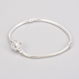 Латуни европейские браслеты стиль, с любовью застежками знак латуни, серебро 