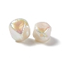Opaque Acrylic Beads, Imitation Pearl, AB Color, Nuggets