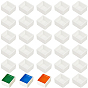 50Pcs Plastic Empty Watercolor Paint Pans, for Paint Case Art Palette Supplies
