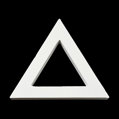 Christmas Wood Triangle Figurines, for Home Desktop Decoration