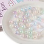 Opaque Acrylic Beads, Faceted, Round
