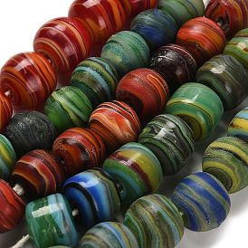 Handmade Lampwork Beads Strands, Round