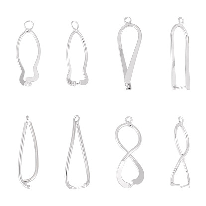 8шт 4 стилей латунные щипцы для колки льда, без кадмия и без свинца, стойки покрытие