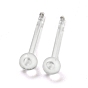 Resin Stud Earring Findings, Ball