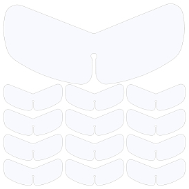 ПВХ воротник рубашки формирует опору, воротник-стойка