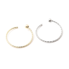 Настройки латунных манжетных колец, за половину пробурено бисера