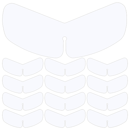 ПВХ воротник рубашки формирует опору, воротник-стойка