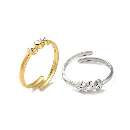 304 манжеты из нержавеющей стали со стразами, круглые