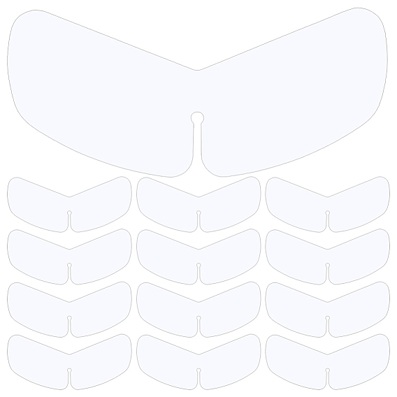 ПВХ воротник рубашки формирует опору, воротник-стойка