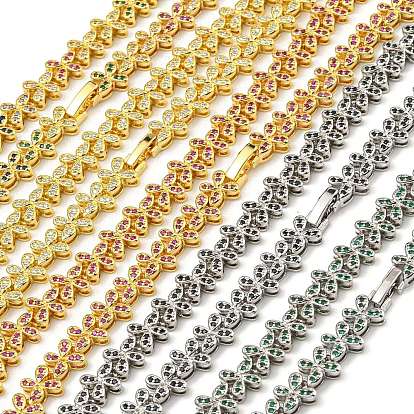 Ожерелья с звеньями бабочки из латуни и циркония, долговечный, без кадмия и без свинца