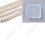 3 Strands Natural Cultured Freshwater Pearl Beads Strands, Rondelle