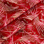 Tissu en coton à motif d'écailles de poisson, rectangle