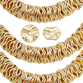 50 шт. Латунные распорные втулки, волнистых плоские круглые