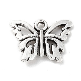 Tibetan Style Alloy Charms, Butterfly Charm