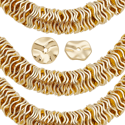 50 шт. Латунные распорные втулки, волнистых плоские круглые