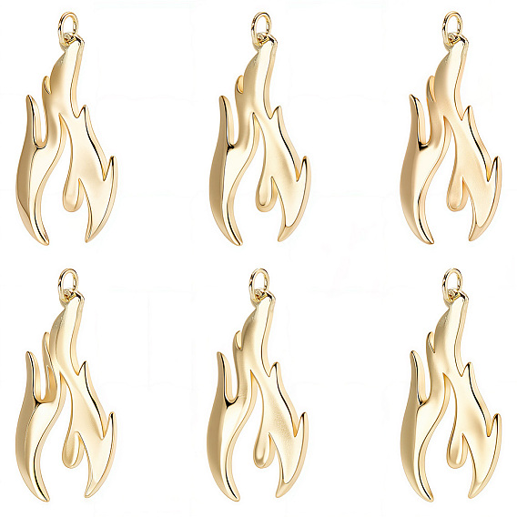 10подвески из латуни с гальваническим покрытием, без кадмия и без свинца, долговечный, огненные чары, с целью перехода в кольце